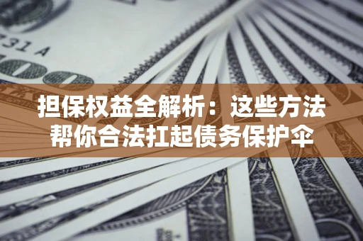 武汉担保权益全解析：这些方法帮你合法扛起债务保护伞