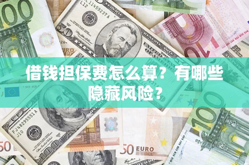 武汉借钱担保费怎么算？有哪些隐藏风险？
