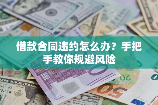 武汉借款合同违约怎么办？手把手教你规避风险