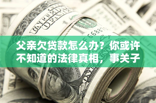 武汉父亲欠贷款怎么办？你或许不知道的法律真相，事关子女未来
