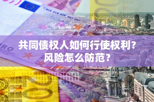 武汉共同债权人如何行使权利？风险怎么防范？