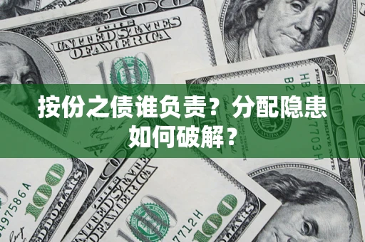 武汉按份之债谁负责？分配隐患如何破解？