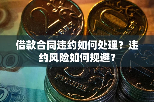 武汉借款合同违约如何处理？违约风险如何规避？