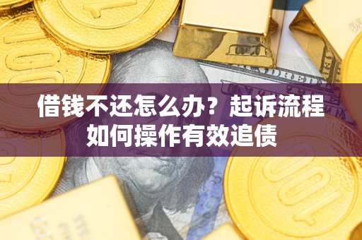 武汉借钱不还怎么办？起诉流程如何操作有效追债