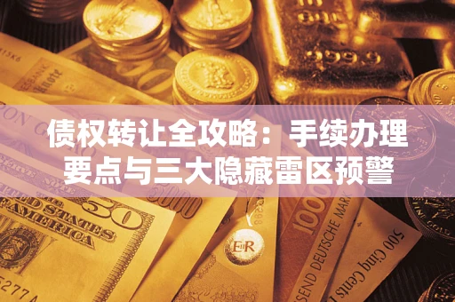 武汉债权转让全攻略：手续办理要点与三大隐藏雷区预警
