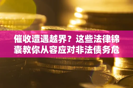 武汉催收遭遇越界？这些法律锦囊教你从容应对非法债务危机