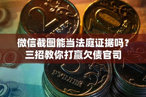 武汉微信截图能当法庭证据吗？三招教你打赢欠债官司