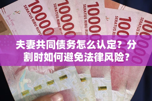 武汉夫妻共同债务怎么认定？分割时如何避免法律风险？